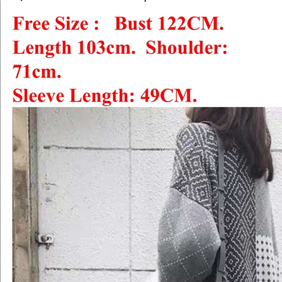 Knitted long sleeve cardigan - Picture 8 of 8